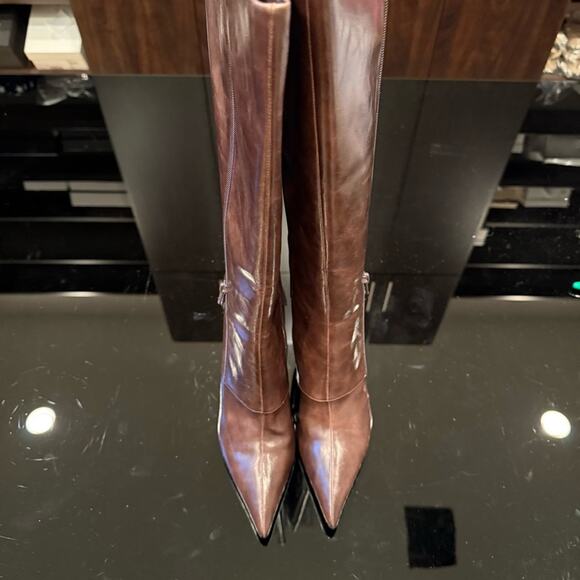 RAYE Eden Overlay Boot in Chocolate | SLIGHTLY USED - Picture 5 of 14